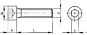 Śruby imbusowe czarne M10x10 8.8 DIN 912 PG 5szt