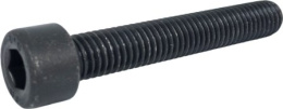 Śruby imbusowe czarne M4x12 8.8 DIN 912 PG 10szt