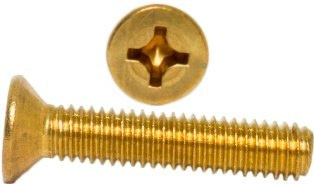 M5x12 Wkręty łeb stożkowy mosiądz DIN 965 5szt. M5x12 Wkręty łeb stożkowy mosiądz DIN 965 5szt.