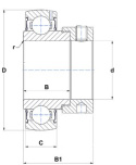 FD 210 SA 210 ŁOŻYSKO SAMONASTAWNE 50x90x43,7/22