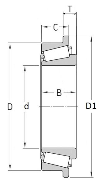 EC12567.H206 SNR Łożysko stożkowe 25x59x4 EC12567.H206 SNR Łożysko stożkowe 25x59x4