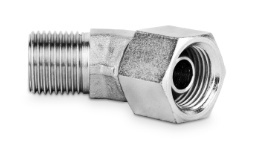 Złączka kolankowa 45st z nakrętką 1/2” BSP 4510-08 Złączka kolankowa 45st z nakrętką 1/2” BSP 4510-08