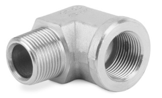 Kolanko wew-zew 1/4 NPT stal AISI 316 313902