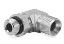 Przyłączka kolankowa z przeciwnakrętką 3/4”UNF-1/2” BSP 3920-08-08