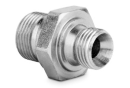 Złączka prosta metryczna stożek 60° M20x1,5-M16x1,5 300610