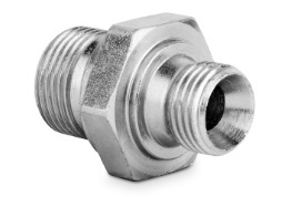 Złączka prosta metryczna stożek 60° M20x1,5-M16x1,5 300610