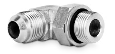 Przyłączka kolankowa z przeciwnakrętką M16x1,5-9/16” JIC 204513.3