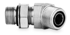 Przyłączka kolankowa 45° z przeciwnakrętką 9/16” UNF-9/16” ORFS 405609