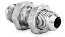 Złączka prosta grodziowa z przeciwnakrętką 7/8” JIC 5110-10