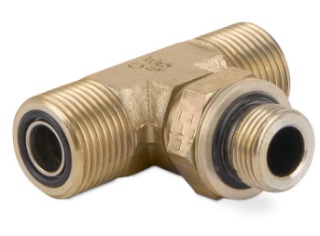 Przyłączka trójnikowa symetryczna 3/8"BSP / 13/16"ORFS 406003