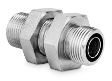 Złączka prosta grodziowa z przeciwnakrętką 11/16” ORFS-11/16” ORFS 401802