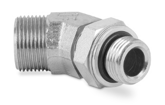 Przyłaczka kolankowa 45st z przeciwnakrętką M14x1,5 M16x1,5 08S 7635-08SM-1 (106515.1)