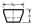 Pas klinowy Z HZ 976 CONTITECH 10x976 Z976