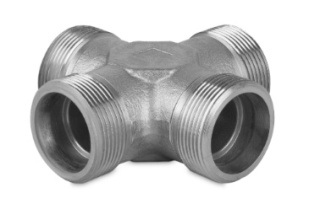 Korpus złączki czwórnikowej M52x2 42L 104013.1
