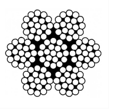 Lina stalowa fi-9 6x19 ocynkowana TS 1960 Mpa dł. 100m