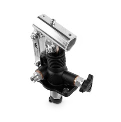 Pompa ręczna zbiornikowa pod siłownik jednostronnego działania 6cm3 3/8"BSP 500bar z zaworem i pokrętłem rozładowczym PM 6byB-s