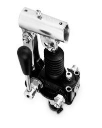 Pompa ręczna zbiornikowa pod siłownik dwustronnego działania 12cm3 3/8"BSP 380bar z zaworem i dźwignią rozładowczą PMD 12byA-L-s