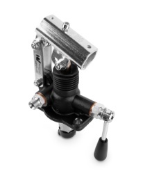 Pompa ręczna zbiornikowa pod siłownik jednostronnego działania 12cm3 3/8"BSP 380bar z dźwignią rozładowczą PM 12L-s
