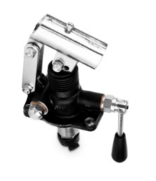 Pompa ręczna zbiornikowa pod siłownik jednostronnego działania 6cm3 3/8"BSP 500bar z zaworem i dźwignią rozładowczą PM 6byB-L-s