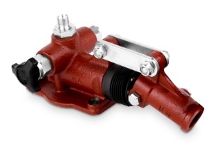 Pompa ręczna zbiornikowa pod siłownik jednostronnego działania 8cm3 380bar z zaworem i pokrętłem rozładowczym PMSE 8byB-s