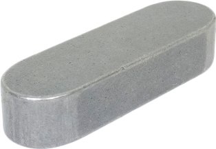 Wpust pryzmatyczny klin A4 kwasoodporny 12x8x80 DIN6885 5szt