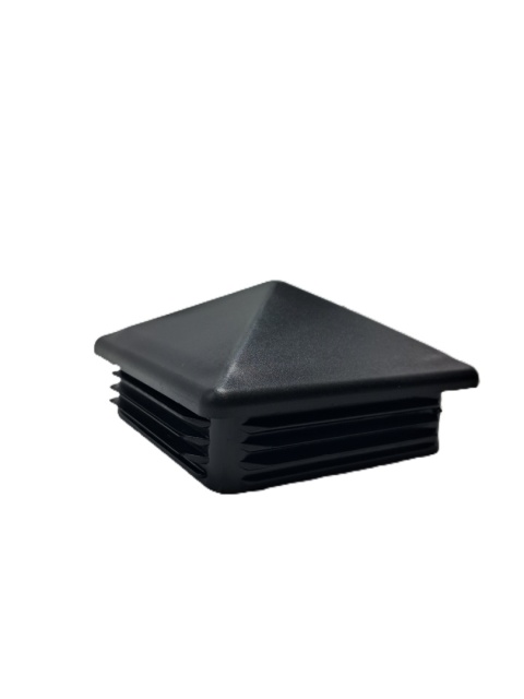 Zaślepka profila koperta 80x80 mm czarna kwadrat 5szt.