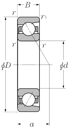 B7204AATB ZVL Łożysko skośne jednorzędowe