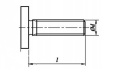 Śruba młoteczkowa M10x30 A2 ART. 9097 100szt.