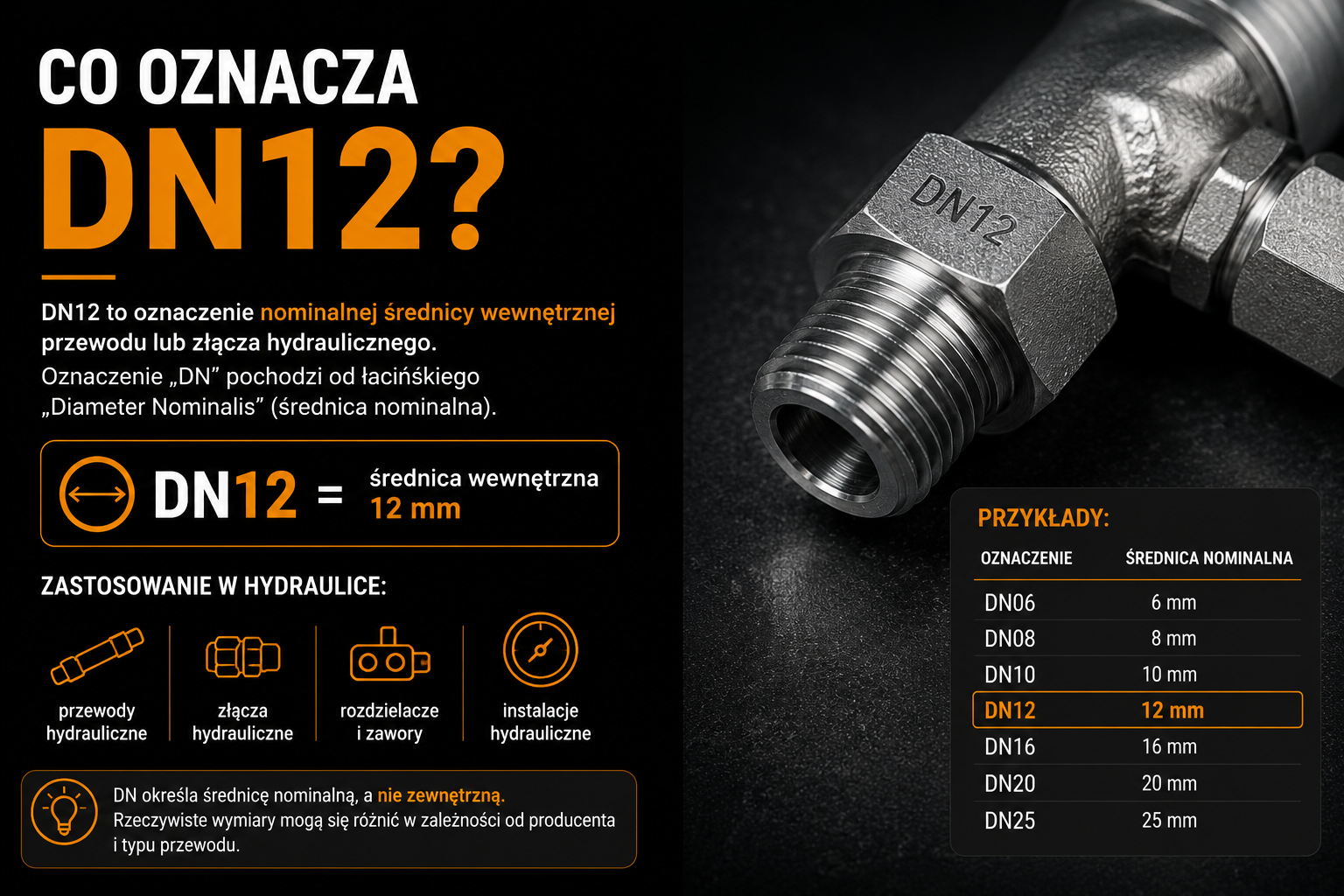Co oznacza DN12?