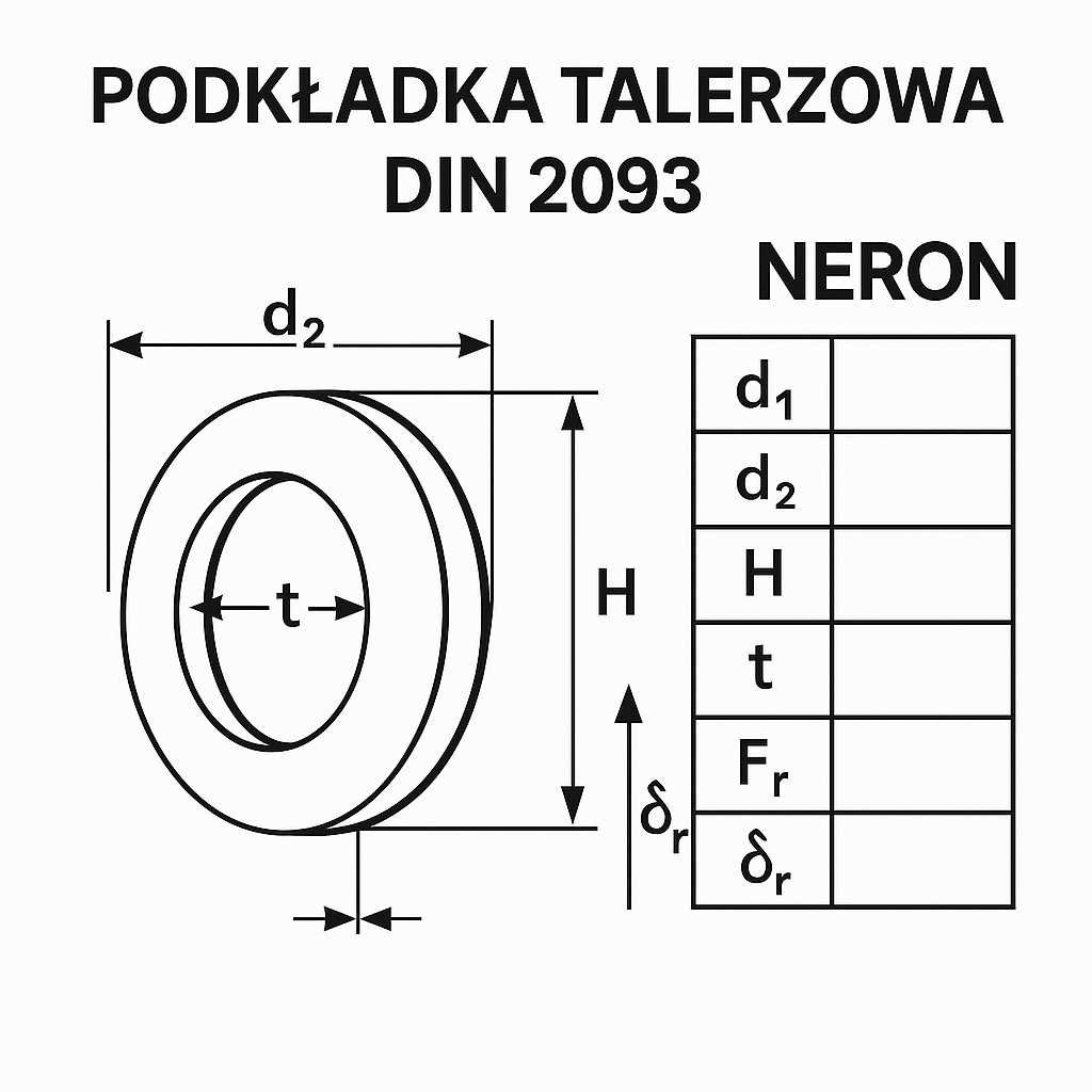 Podkładki talerzowe DIN 2093 – zastosowanie, działanie i zalety w połączeniach sprężanych