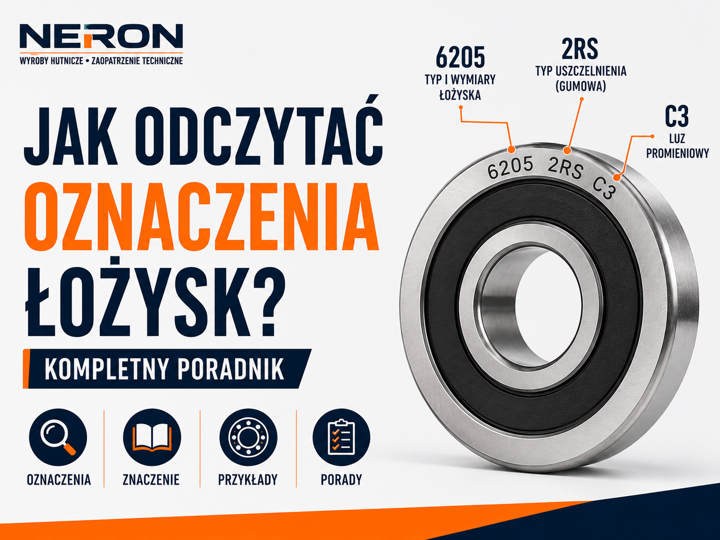 Jak odczytać oznaczenia łożysk? Wyjaśnienie symboli 6000, 6205, 6308, ZZ, 2RS, C3