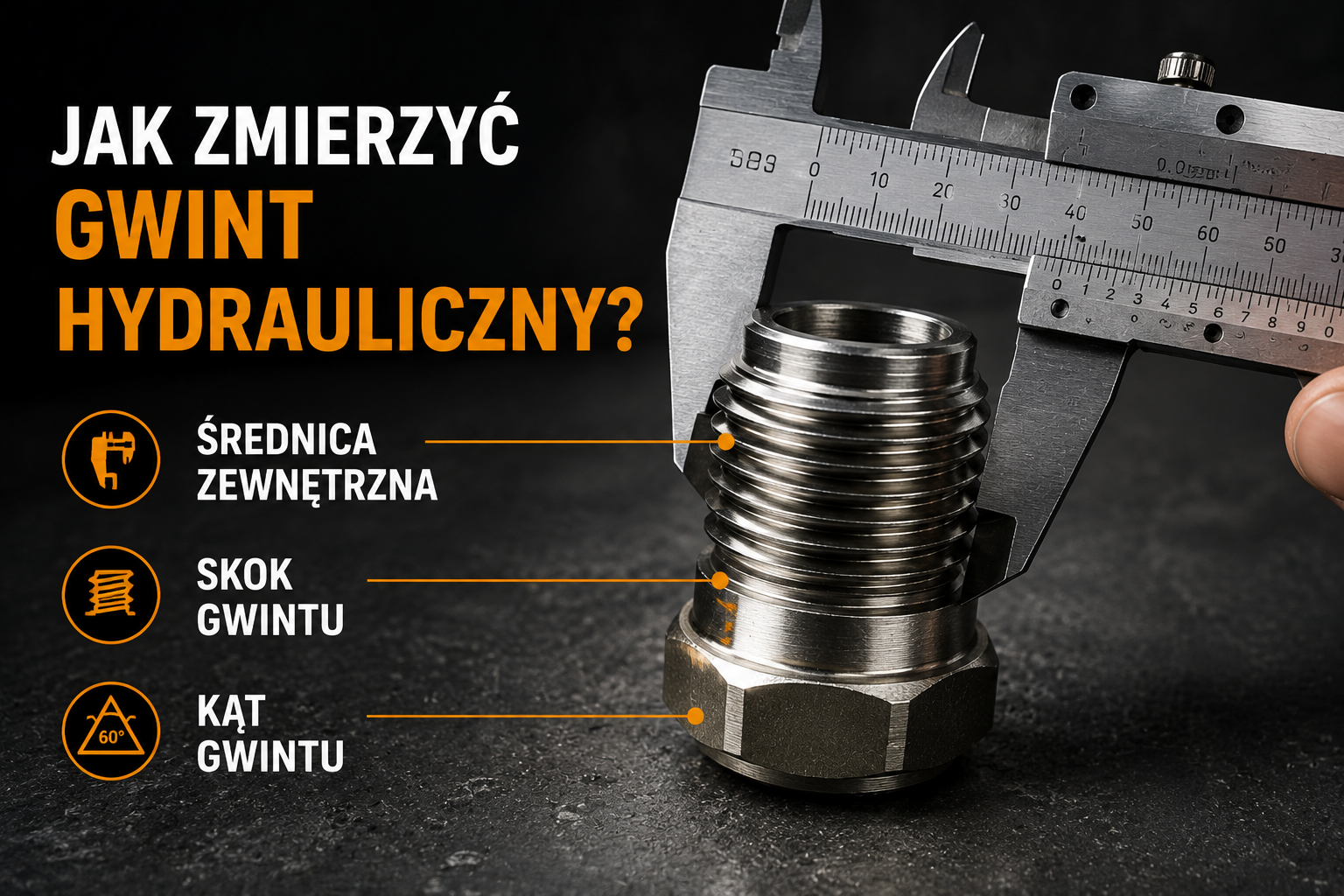Jak zmierzyć gwint hydrauliczny?